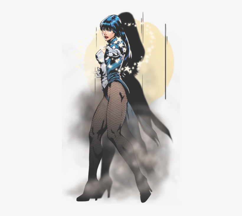 Justice League Zatanna Illusion Youth T Shirt - Justice League - Zatanna Illusion T-shirt Size M, transparent png download