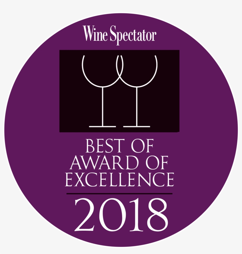 A Creative Partnership With The American Fisherman - Wine Spectator Best Of Award Of Excellence 2018, transparent png download
