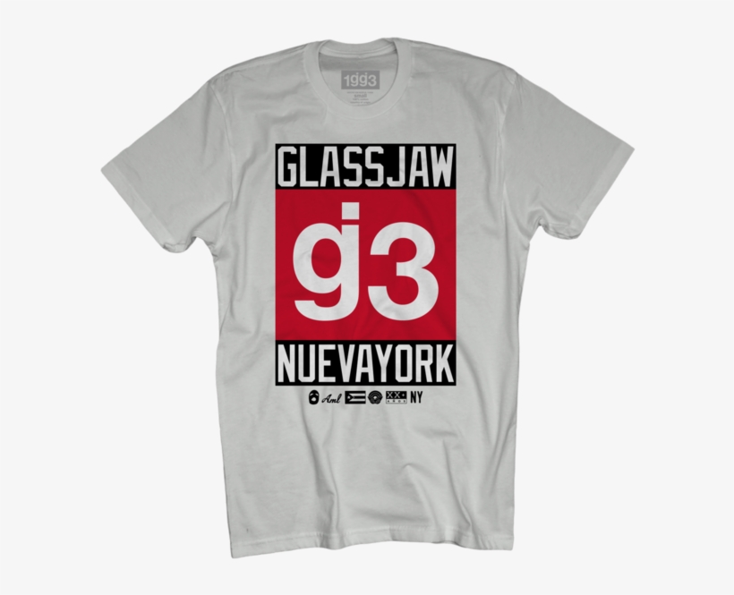 Cb G3 Nueva York White T-shirt - Glassjaw Worship Tribute Shirt, transparent png download