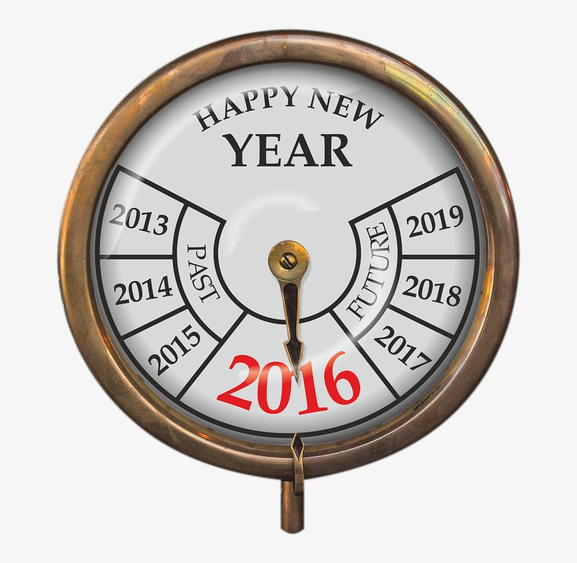 Año Nuevo 2018 Reloj Png, transparent png download