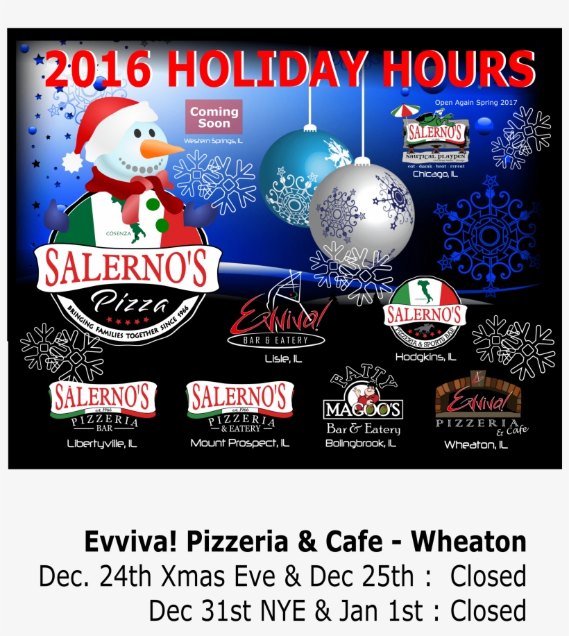 New Years Eve Closed - Salernos, transparent png download