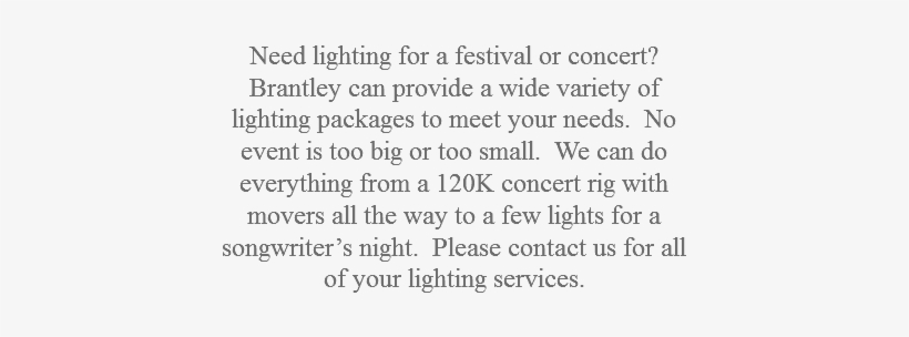 Need Lighting For A Festival Or Concert Brantley Can - Lighting, transparent png download
