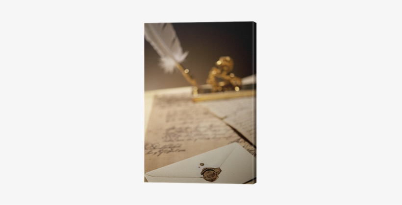 Envelope With An Old Wax Stamp Canvas Print • Pixers® - Insignificance Of Being A Spy [book], transparent png download