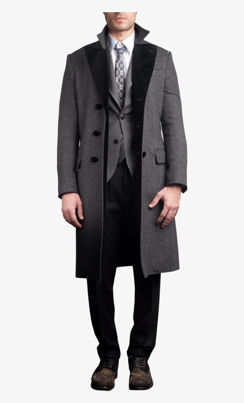Dolce & Gabbana Double Breasted Trenchcoat - Dolce & Gabbana Double Breasted Coat Mens, transparent png download