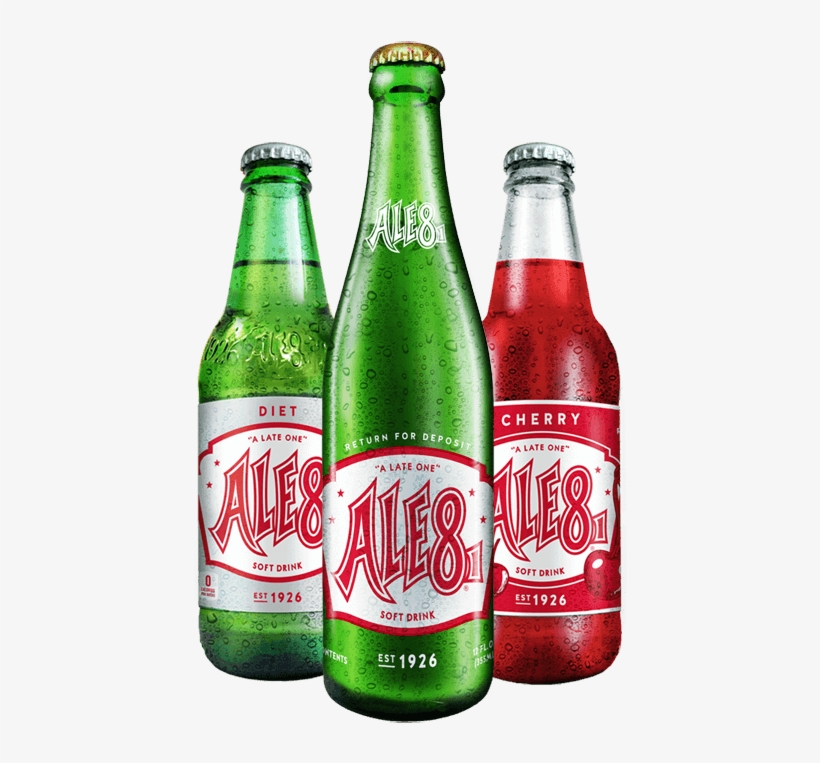 Ale 8 One Bottles - Ale 8 One Soda - 12 Fl Oz Bottle, transparent png download