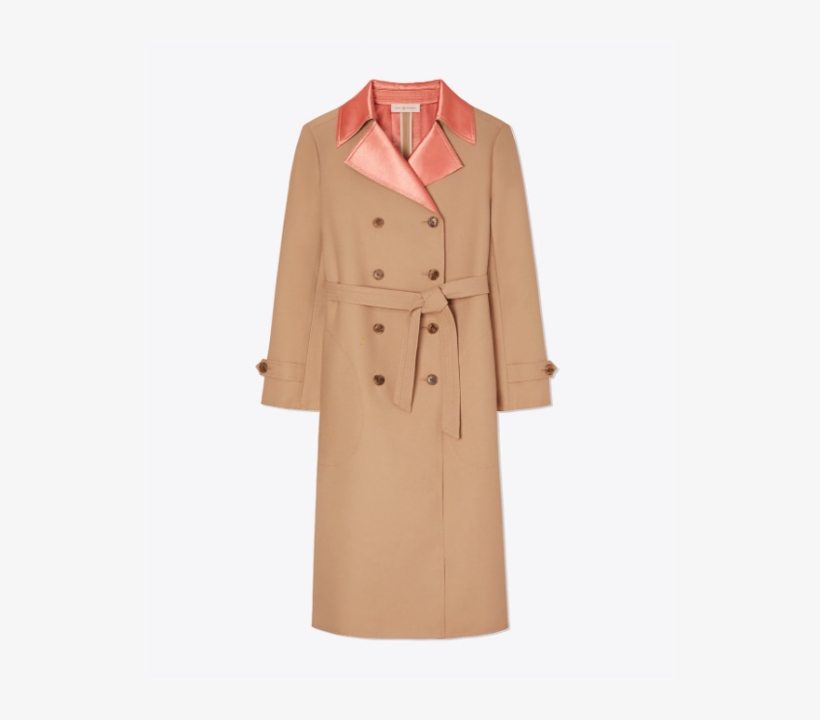 Lightweight And Water-repellent, The Trench Coat Is - Tory Burch Nina Coat, transparent png download