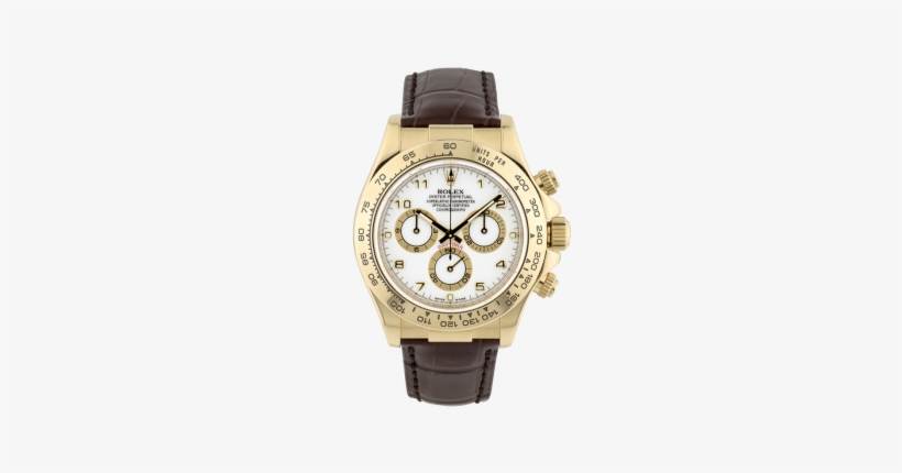 Rolex, Daytona, 18ct Yellow Gold - Rolex Cosmograph Daytona White Gold White Arabic Blue, transparent png download