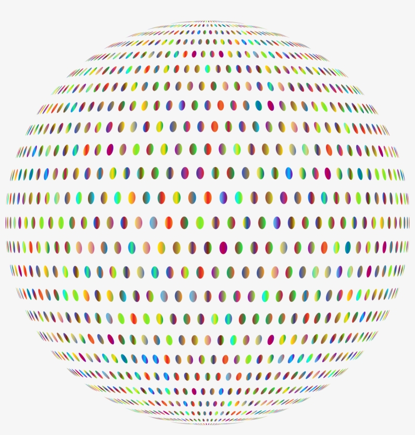 This Free Icons Png Design Of Prismatic Polka Dots, transparent png download