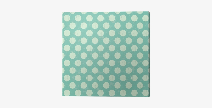 Seamless Retro Grunge Polka Dots Background Canvas - Draughts, transparent png download