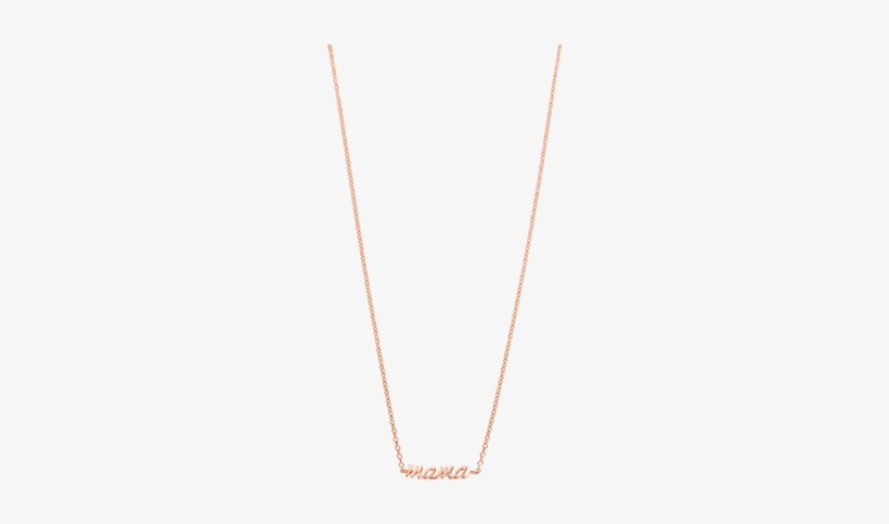 Mama Necklace Image - Gold, transparent png download