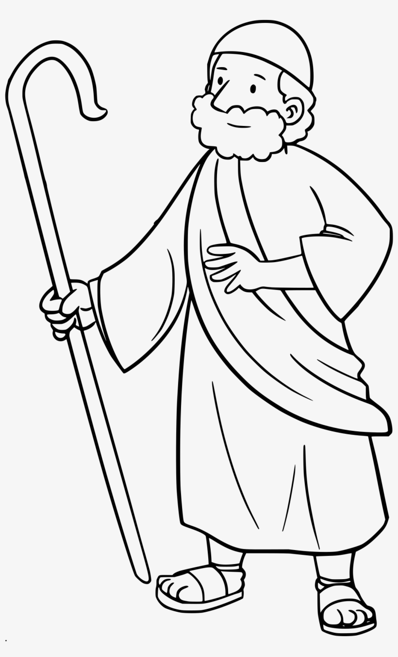 This Free Icons Png Design Of Moses The Shepherd, transparent png download