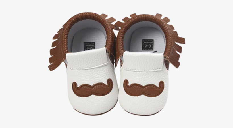 Little Brown Mustache Pre-walkers - Shoe, transparent png download