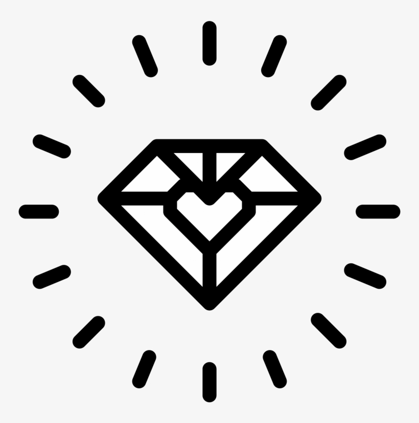 1977184-1080x1080 - Diamond Heart Vector, transparent png download