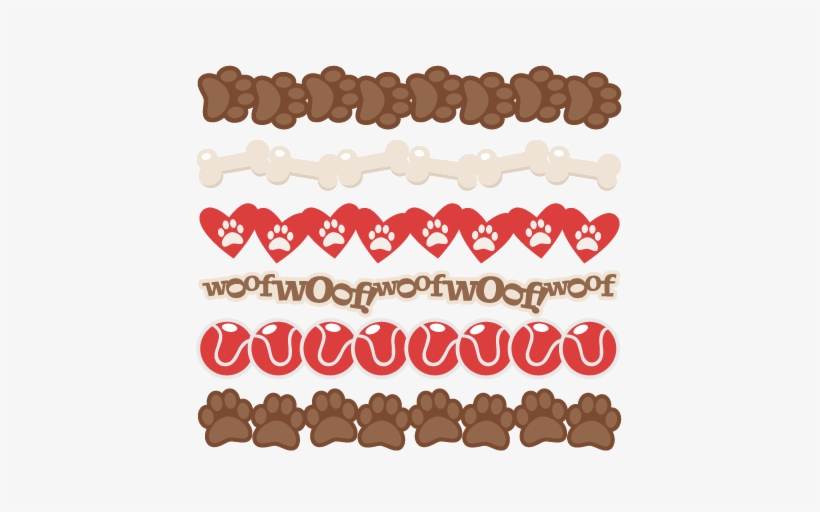 Dog Borders Svg Scrapbook Cut File Cute Clipart Files Dog Border Scrapbook Transparent Png 432x432 Free Download On Nicepng