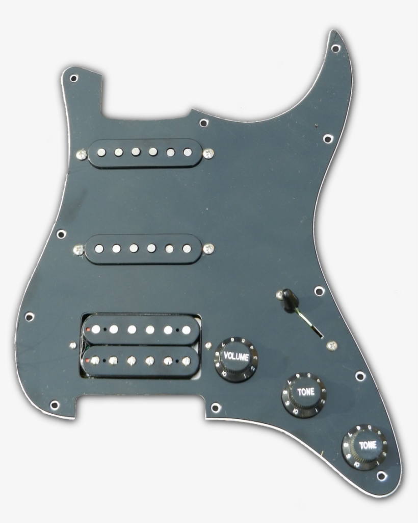 Loaded Hss Guard For Strat® - Strat Hss Pickguard Loaded, transparent png download