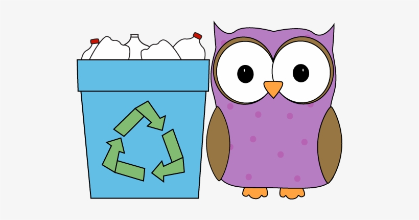 Owl Classroom Recycler Clip Art - Classroom Jobs Recycler, transparent png download