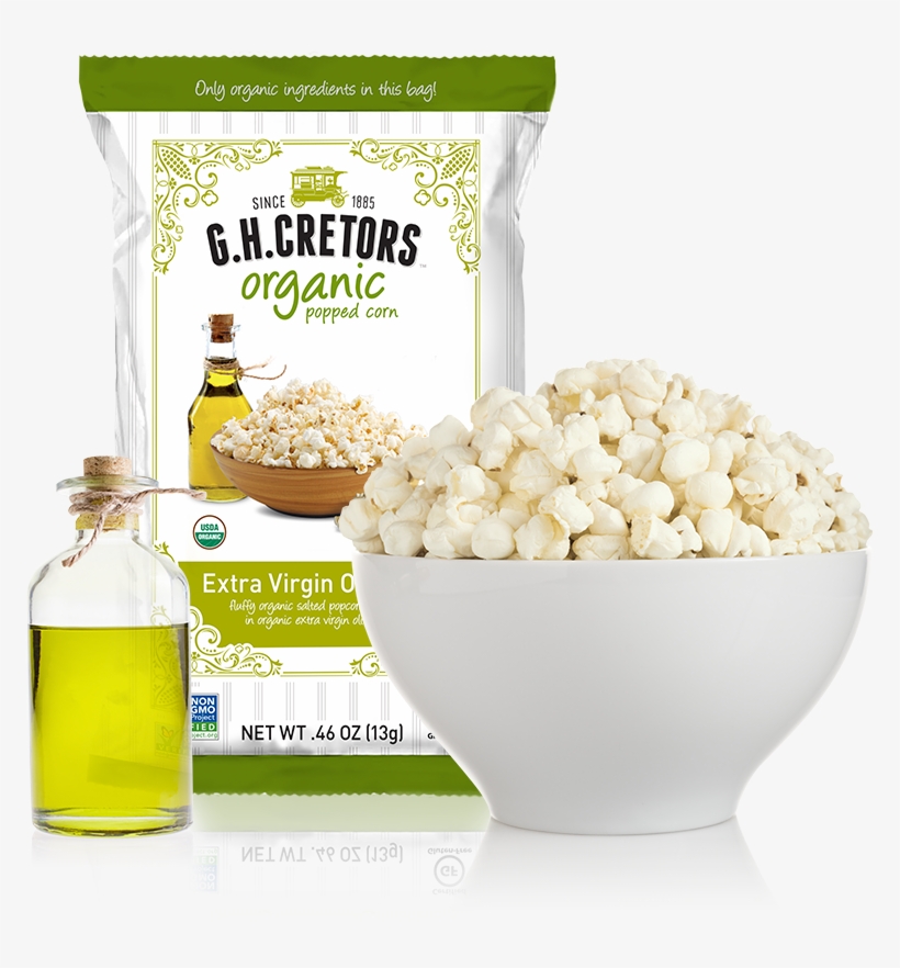 Evoo - G.h. Cretors Organic Popped Corn Extra Virgin Olive, transparent png download