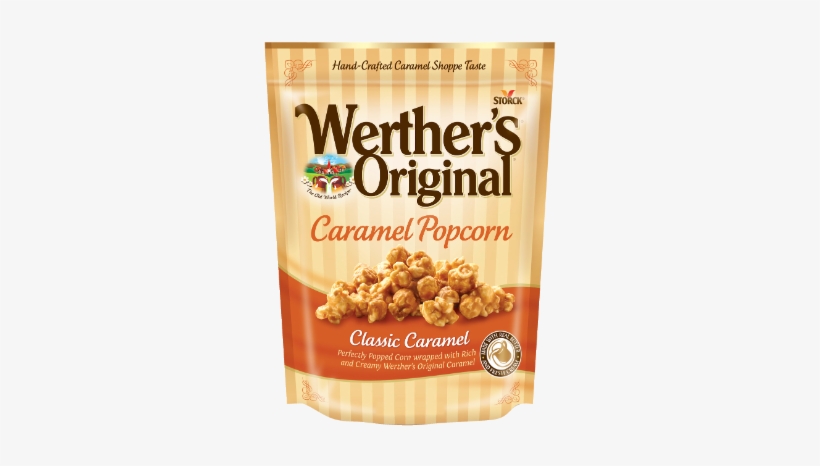 Caramel Popcorn - Werther's Caramel Popcorn, transparent png download