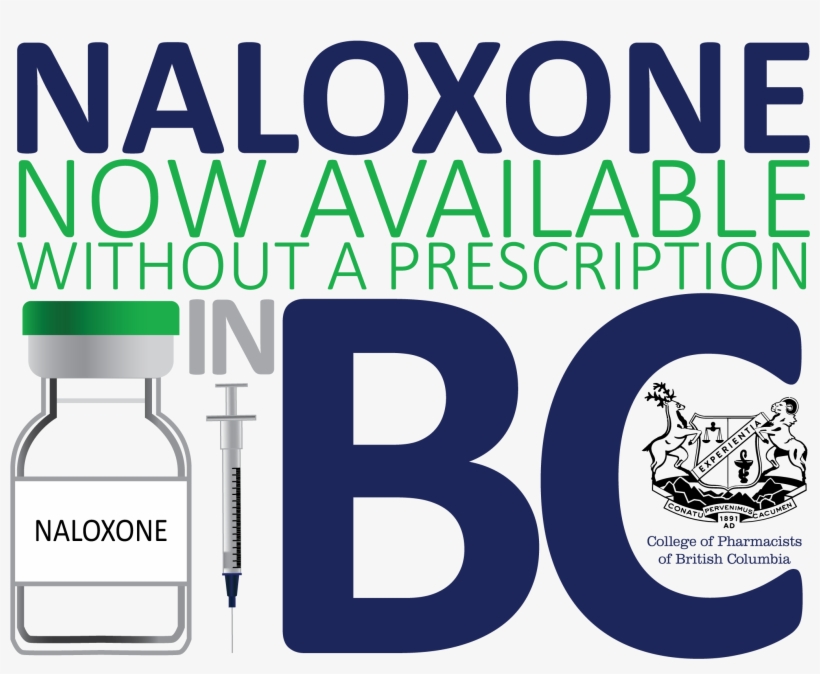 Naloxone Now Available In Bc Without A Prescription - Naloxone Bc, transparent png download