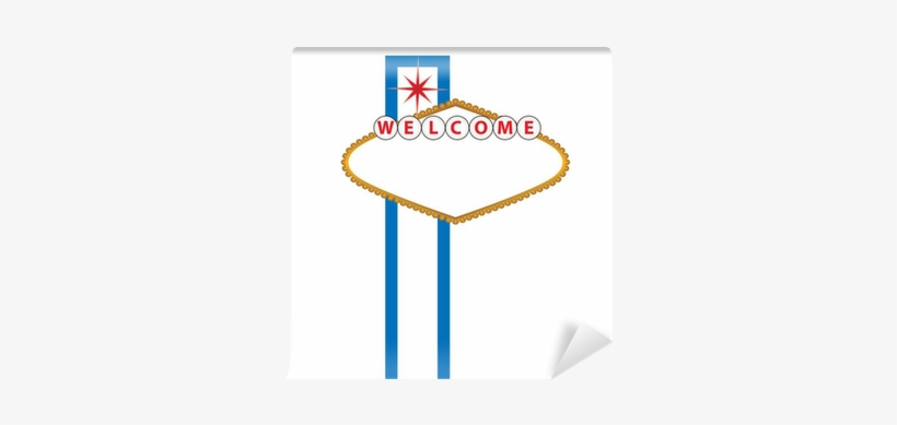 Welcome To Las Vegas Rectangle Magnet, transparent png download