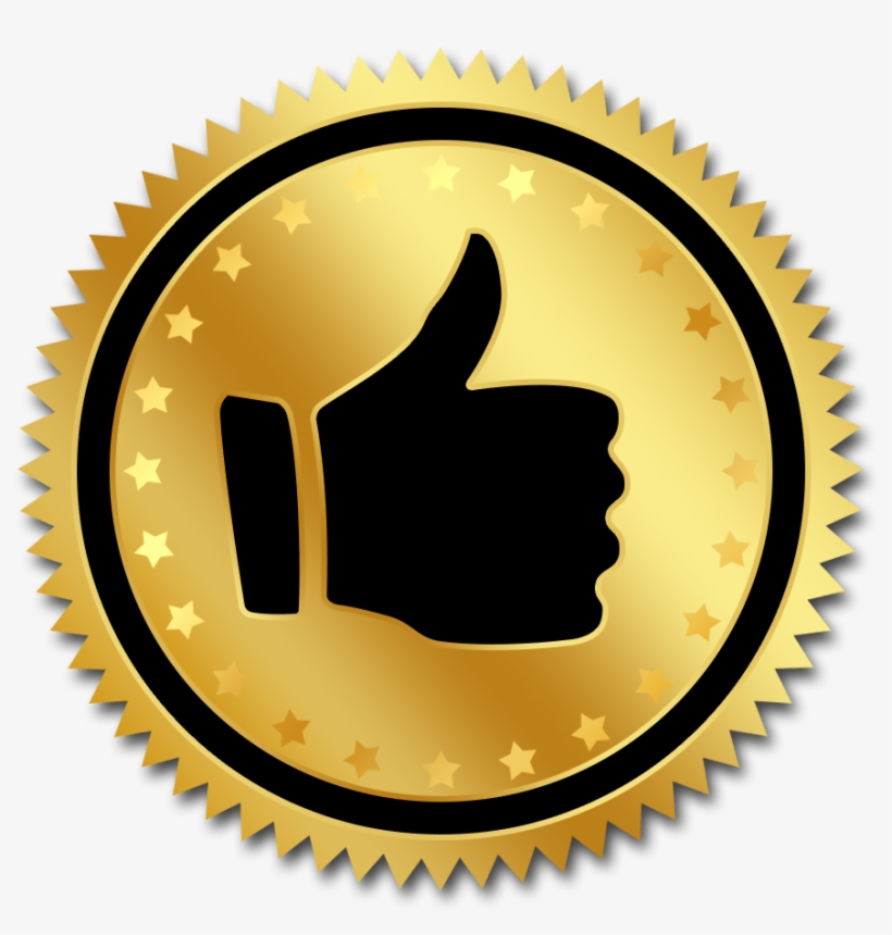 3x - Golden Thumbs Up Png, transparent png download