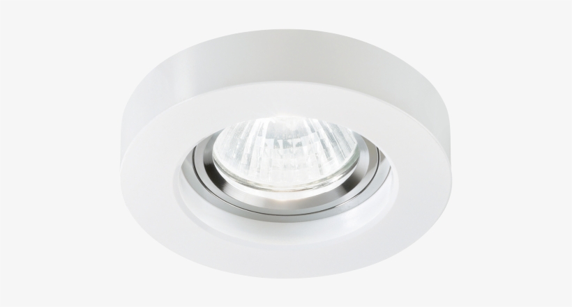 Design Ceiling Ø95mm/ White/ Spotlight Recessed Lamp - Ideal Lux Blues Fi1 Bianco, transparent png download
