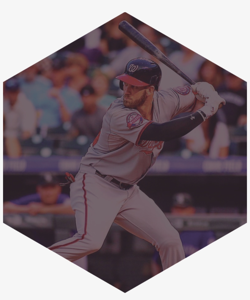 Bryce Harper Didn't Swing Thursday Yet Scored Four - College Baseball, transparent png download