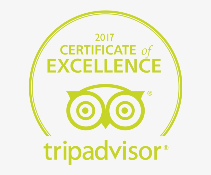 Certificate Of Excellent By Trip Advisor - 2018 Certificate Of Excellence Tripadvisor, transparent png download