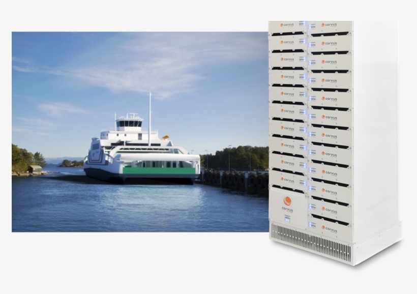 Corvus Energy Secures Contract For New Norwegian All-electric, - Ferry, transparent png download