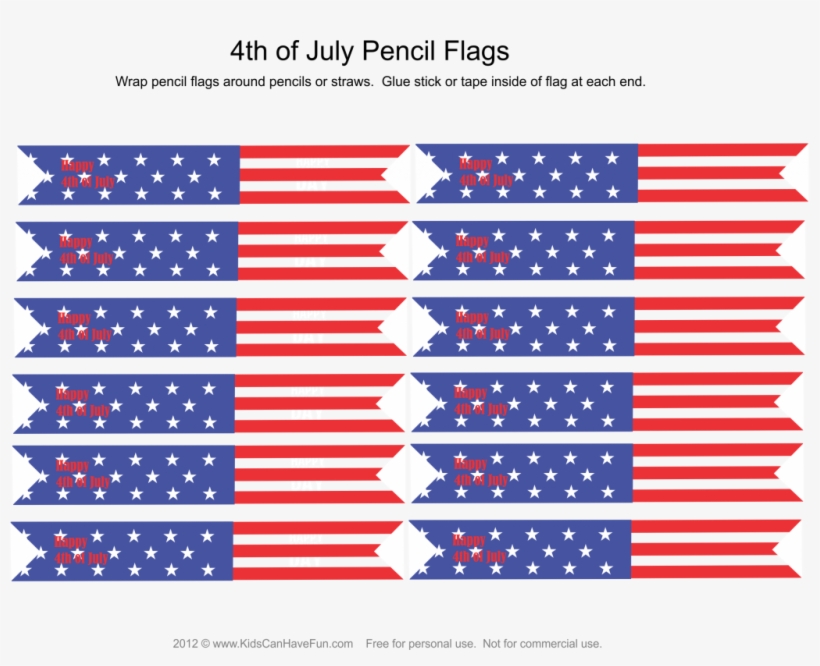 4th Of July Celebration Flags - Flag Of The United States, transparent png download