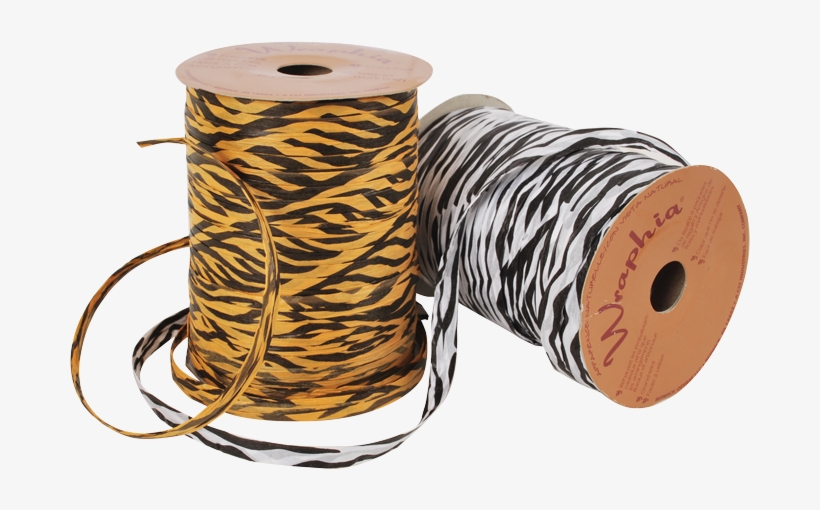 Eco Paper Wraphia Ribbon - 100 Yards Tiger Wraphia Ribbon Quantity(1), transparent png download