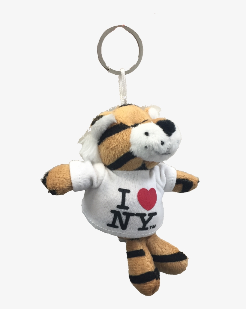 Love Ny Tiger Plush Key Chain, transparent png download