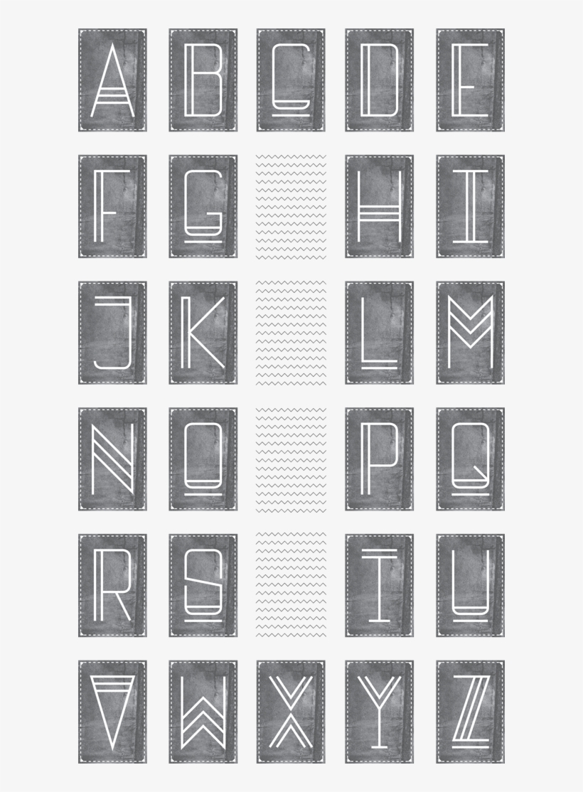 An Alchemic Typeface That Was Inspired By Aztec And - Lettering, transparent png download
