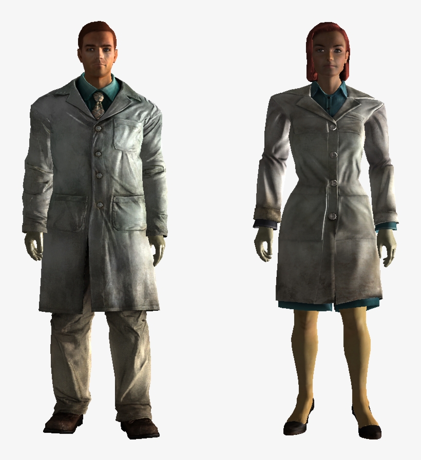 Lab Technician Outfit - Fallout Junior Officer Outfit, transparent png download