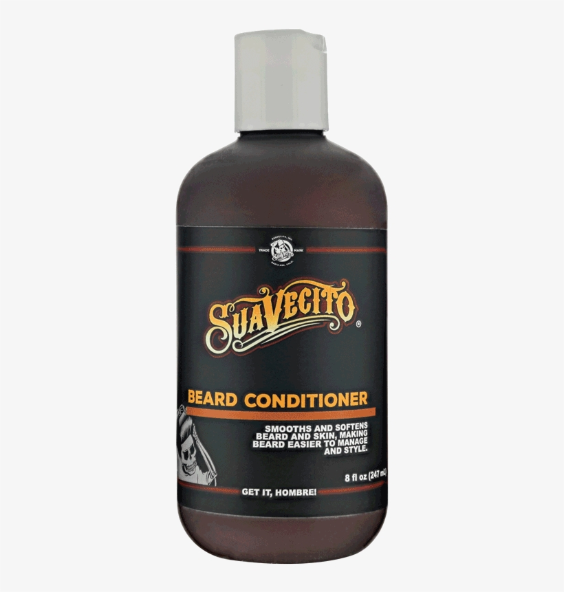 Beard Conditioner - Front - Suavecito 8-ounce Shaving Creme, transparent png download