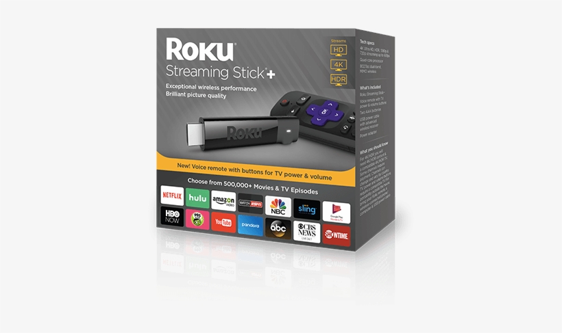 Television & Film » Thread - Roku Streaming Stick Plus, transparent png download