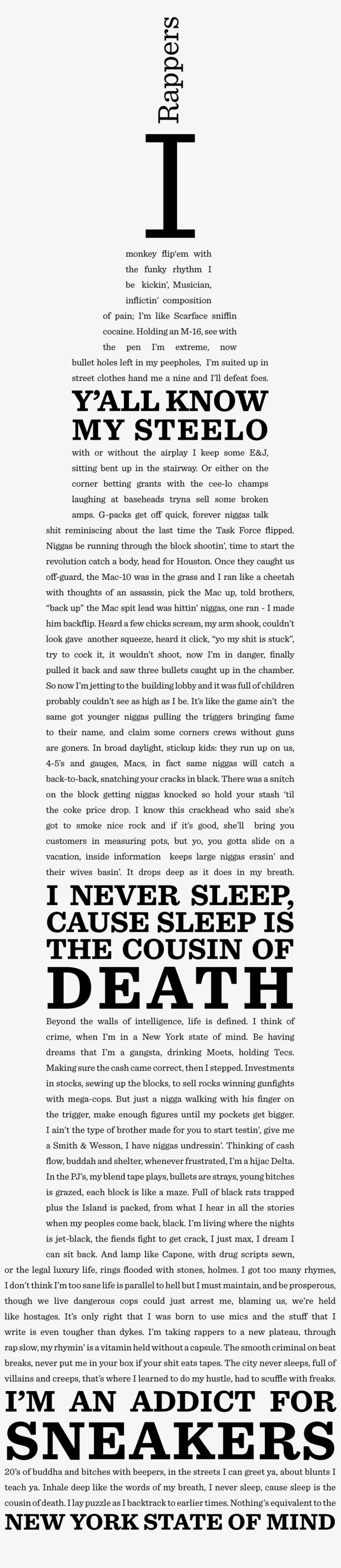 My Breath, I Never Sleep, Cause Sleep Is The Cousin - Never Sleep Cause Sleep Is The Cousin, transparent png download