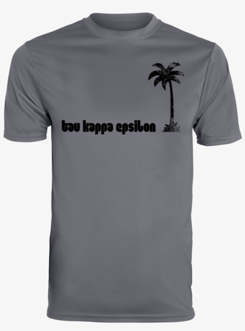 Tke Palm Tree Polyester T-shirt - Shirt, transparent png download