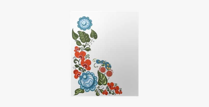 Decorative Corner Element In Russian Traditional Style - Рамка В Русском Стиле, transparent png download