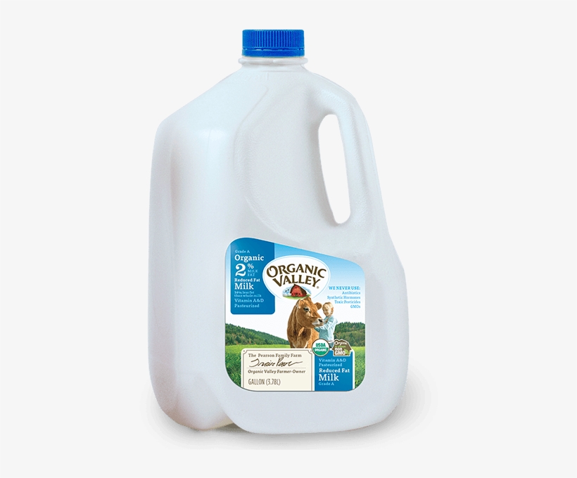 Organic Valley 2% Milk Gallon - Milk, transparent png download