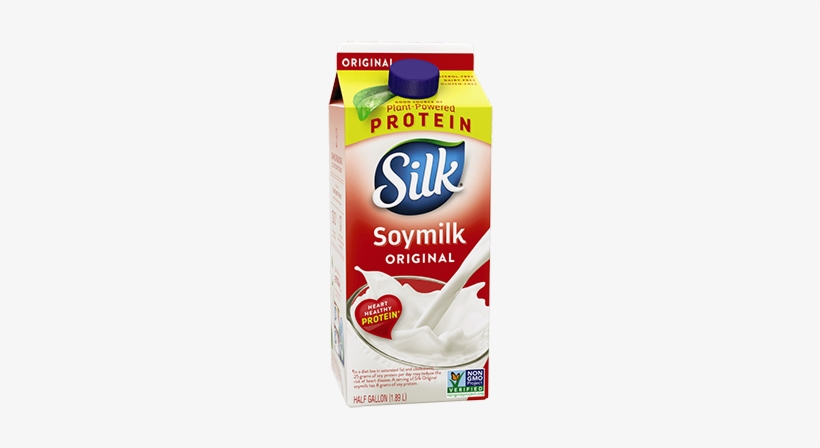 Silk Original Soymilk, Half Gallon - Soy Milk Vanilla, transparent png download