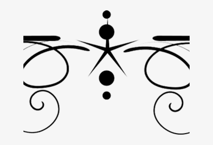 Decorative Line Black Png Transparent Images - Black Decorative Line Png, transparent png download