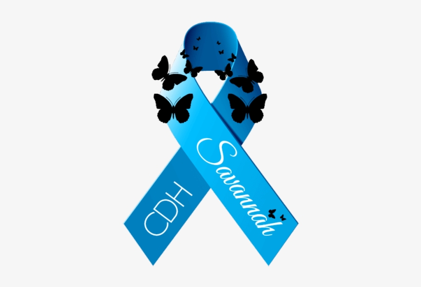 Blue Ribbon Savannah - Bowel Cancer Uk Ribbon, transparent png download