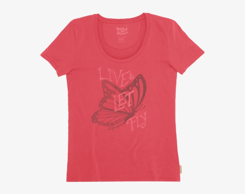 Women's Organic Live & Let Fly Tee - Youth Adidas Red Atlanta United Fc Jersey Hook T-shirt, transparent png download