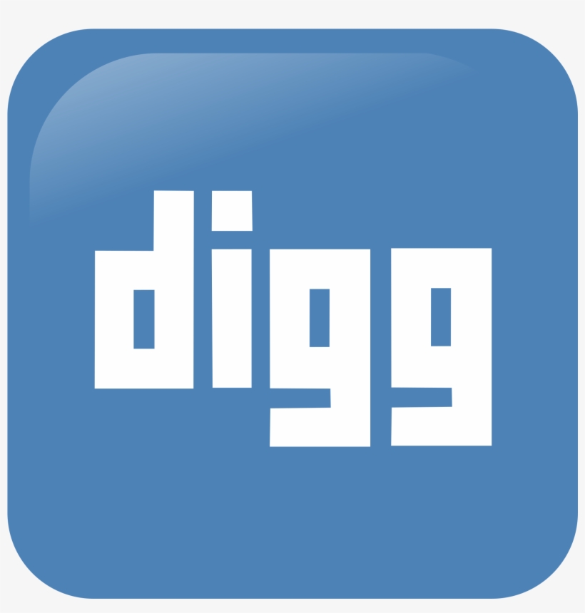 New Svg Image - Digg Icon, transparent png download
