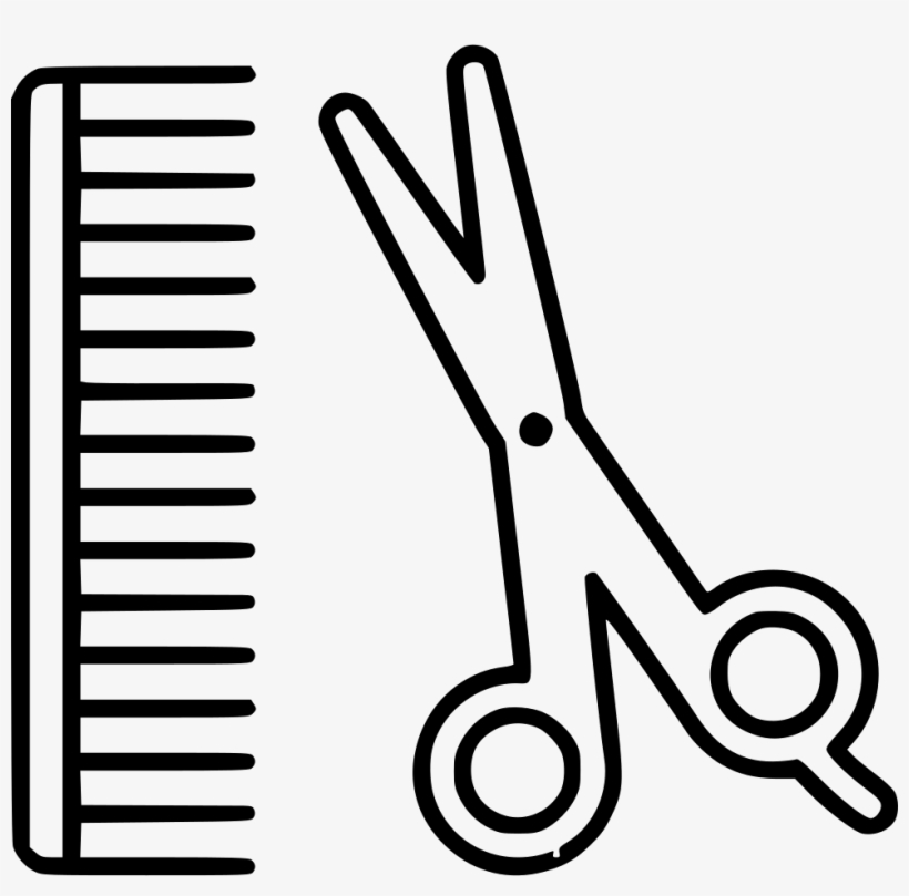 Stylist Comb Scissors Hairstyle Hair Hairdresser Comments - Hairdresser, transparent png download