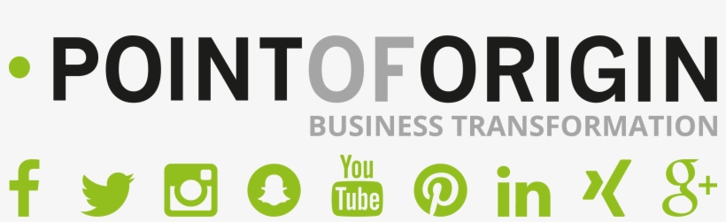 Point Of Origin Social Media Marketing - T-shirt Youtube Social Media Video Application Custom, transparent png download