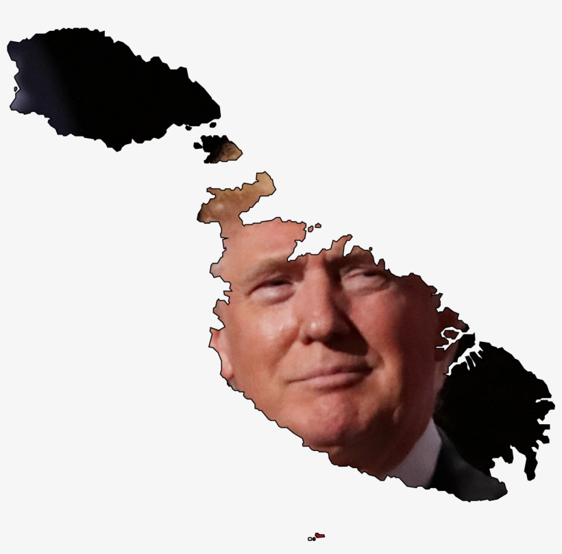 The Trumpability Index Politico Png Stock Clipart Png - Malta Map Black, transparent png download