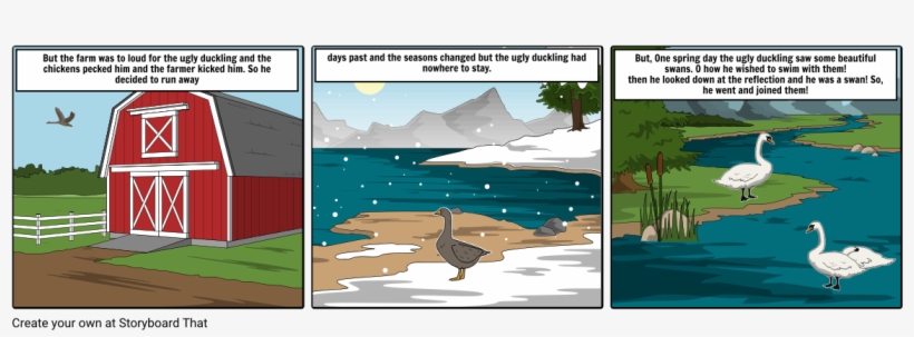 Ugly Duckling - Cartoon, transparent png download