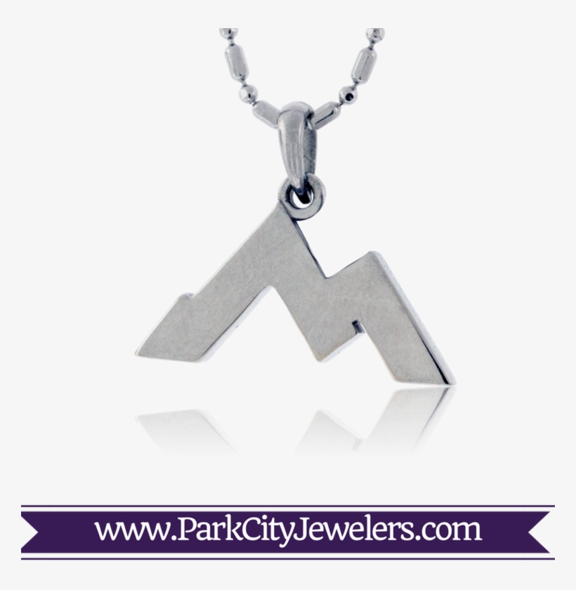 Mountain Peak Ridgeline Pendant - Green Amethyst Diamond White Gold Ring, transparent png download